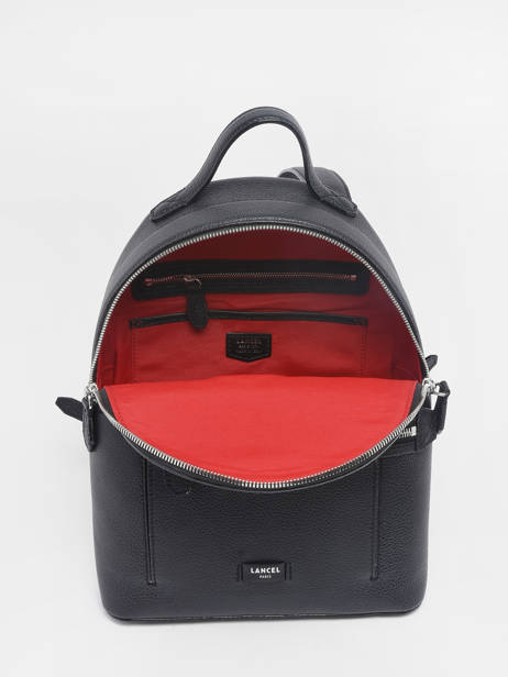 Small Leather Ninon Backpack Lancel Black ninon A12093 other view 3