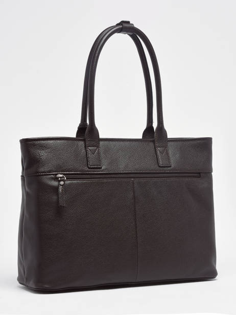 Leather Flandres Business Bag With 15