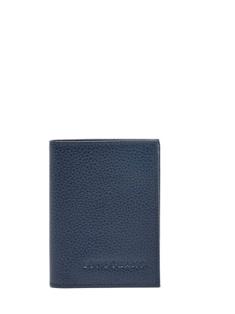 Longchamp Le foulonné Porte billets/cartes Bleu