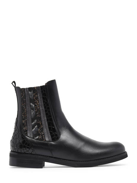Boots In Leather Folie's Black women 5501