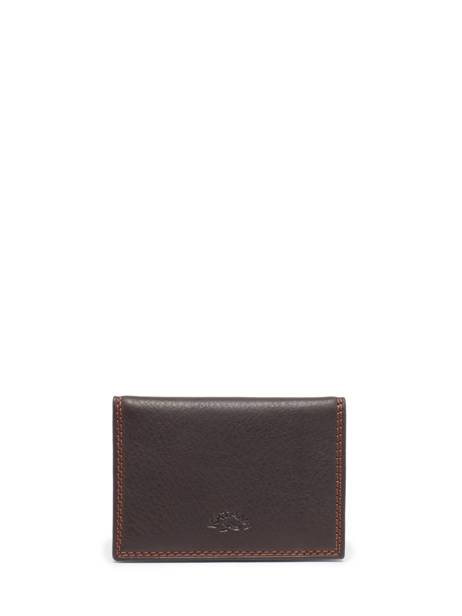 Card Holder Leather Leather Katana Brown marina 753103