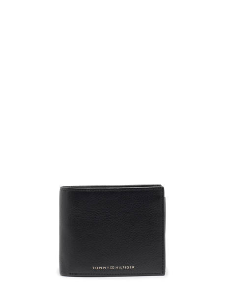 Portefeuille Premium Cuir Tommy hilfiger Noir premium leather AM10239
