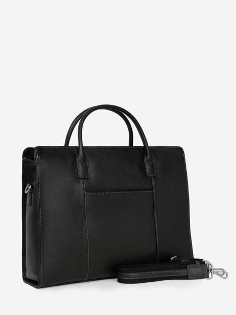 Serviette Confort Cuir Hexagona Noir confortbus 462698 vue secondaire 2