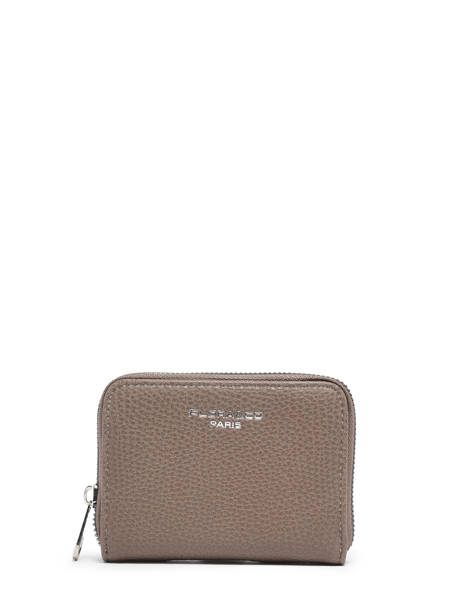 Grained Compact Wallet Miniprix Brown grained K2015