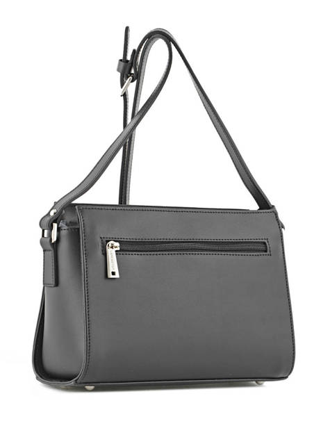 Sac Bandoulière Smooth Cuir Lancaster Noir smooth 437-02 vue secondaire 4