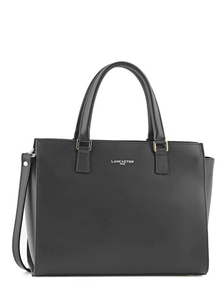 Sac Trapèze Smooth Cuir Lancaster Noir smooth 4