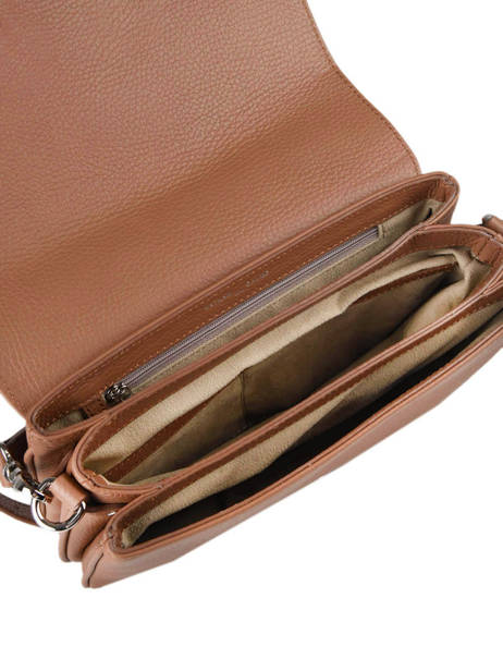 Leather Crossbody Bag Sagan Nathan baume Brown ines 2 other view 3