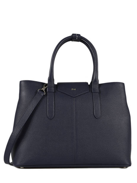 Shopping Bag Les Marquises Leather Nathan baume Blue les marquises N1720104