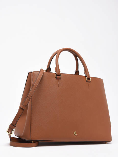 Sac Porté Main Hanna 37 Cuir Lauren ralph lauren Marron hanna 31898556 vue secondaire 2