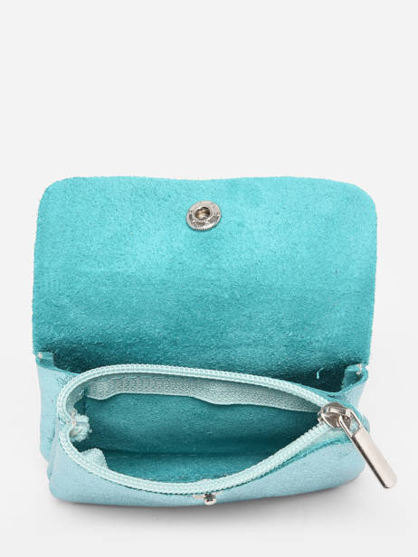 Coin Purse Leather Milano Blue nine NI22042N other view 1