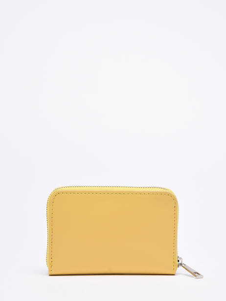 Compact Leather Mirage Wallet Milano Yellow mirage MI19043A other view 2