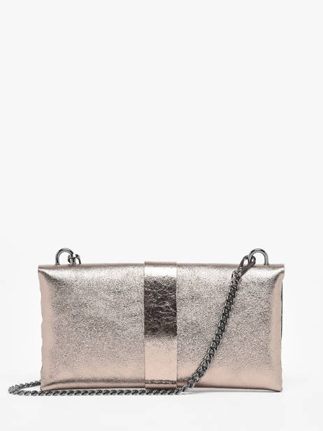 Sac Bandoulière Nine Cuir Milano Gris nine NI22111N vue secondaire 4