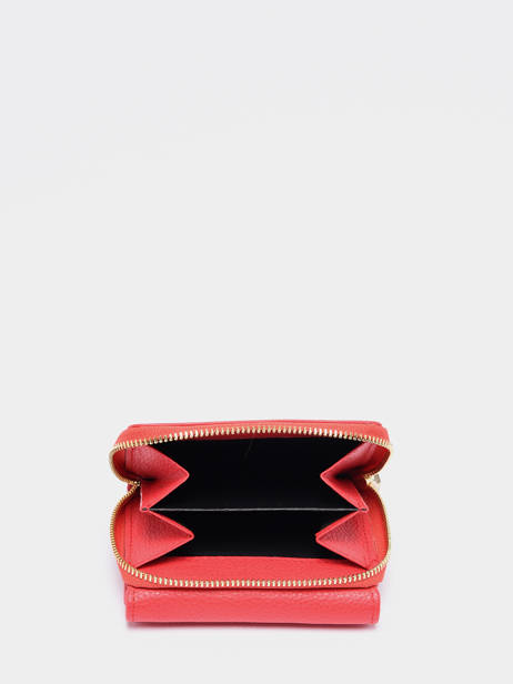 Leather Caviar Wallet Crinkles Red caviar 14201 other view 1