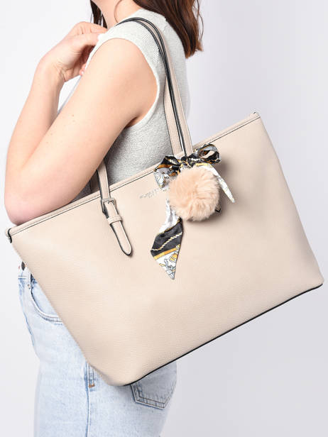A4 Size  Shoulder Bag Grained Miniprix Beige grained 1 other view 1