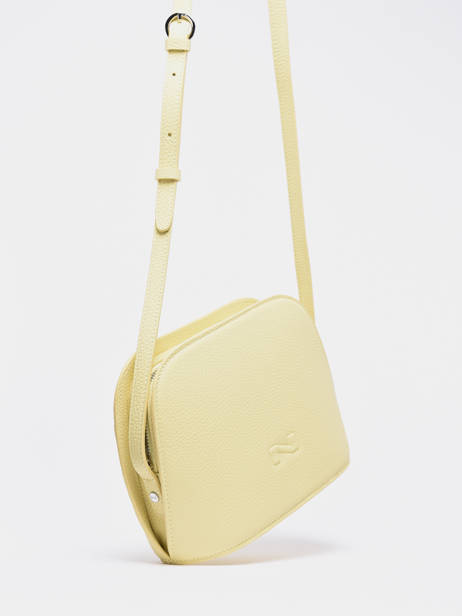Leather Lilou Crossbody Bag Nathan baume Yellow egee 2 other view 2