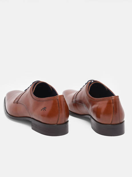 Leather Cesar Lace-up Shoes Fluchos Brown men 9668 other view 3