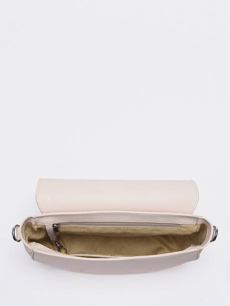 Sac Bandoulière Zephir Cuir Nathan baume Beige regate 1RG vue secondaire 3