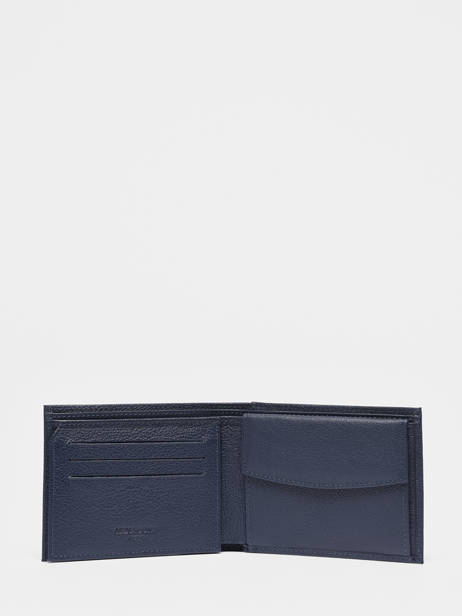 Wallet Leather Hexagona Blue confort 461049 other view 1