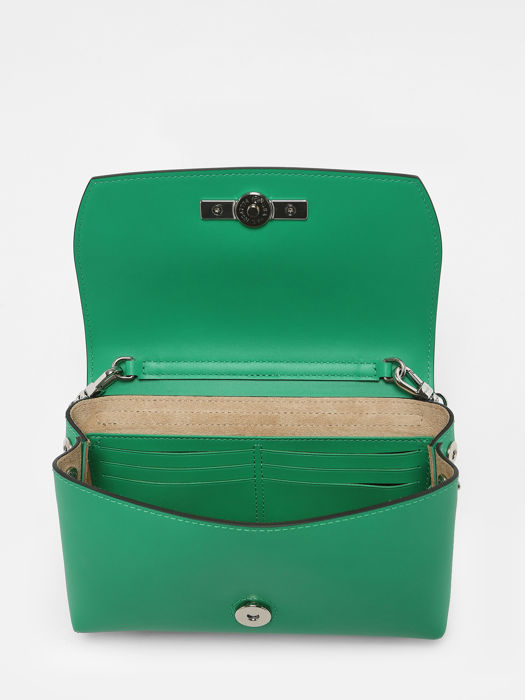 Longchamp Roseau box Messenger bag Green