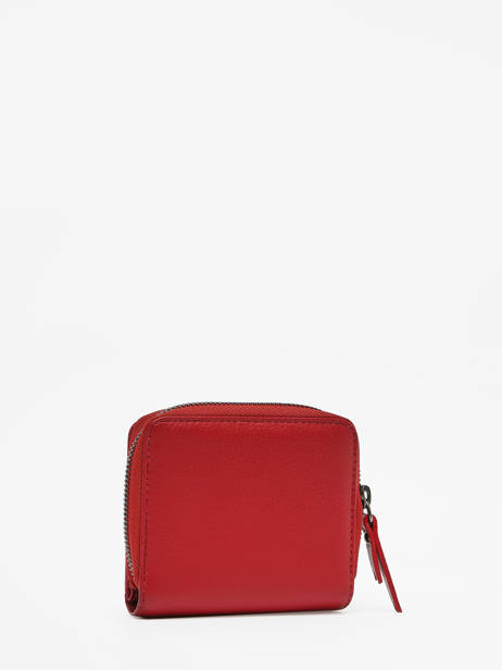 Leather Foulonné Wallet Yves renard Red foulonne 29492 other view 2