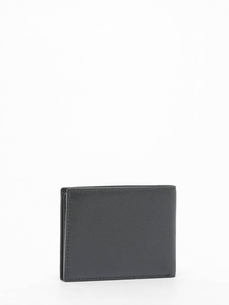 Wallet Foulonne Leather Yves renard Blue foulonne 2375 other view 2