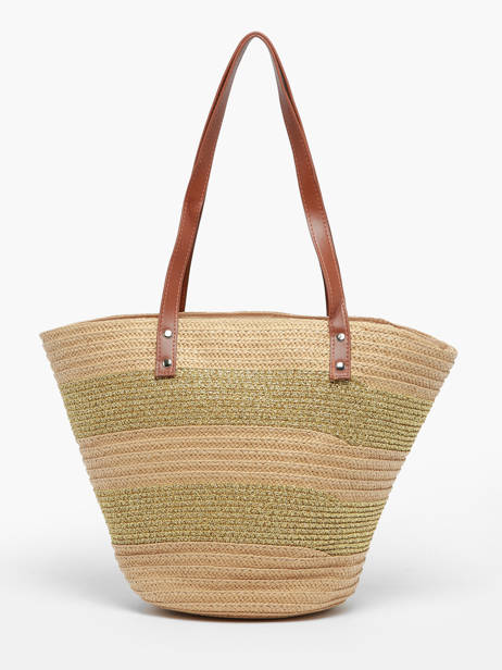Shoulder Bag Beach Straw Georges rech Brown beach PE22056 other view 4