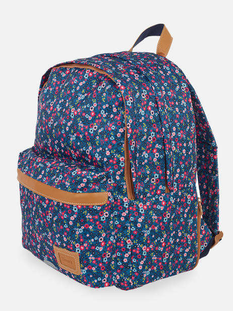 2-compartment  Backpack Tann's Blue les fantaisies f 63136 other view 2