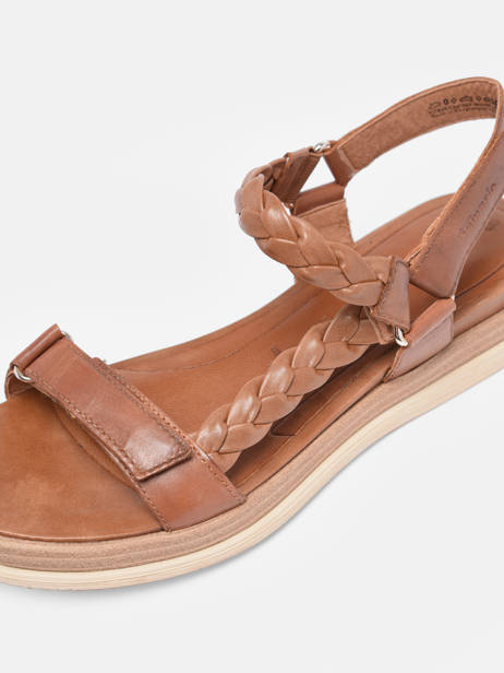 Sandals In Leather Tamaris Brown women 30 other view 1