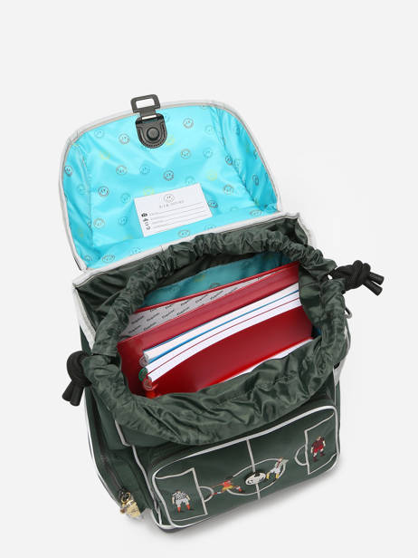 2-compartment Ergomaxx Backpack Jeune premier Green daydream boys B other view 3
