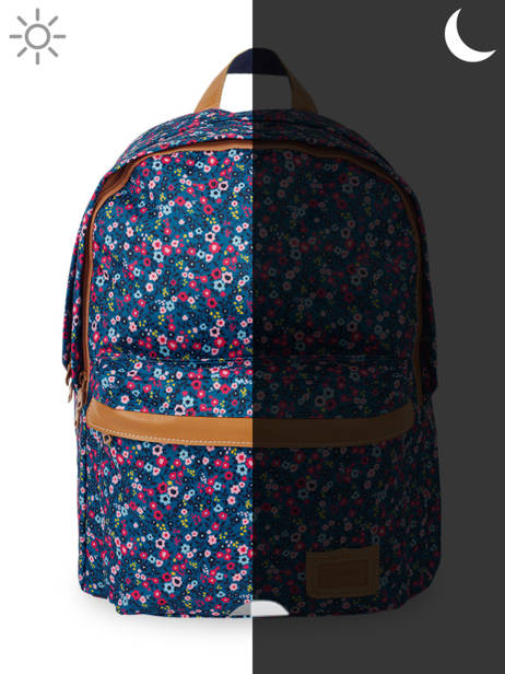 2-compartment  Backpack Tann's Blue les fantaisies f 63136 other view 5