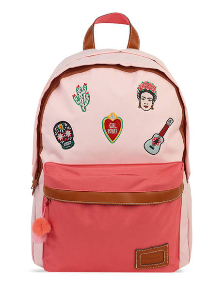 2-compartment  Backpack Tann's Pink les fantaisies f 63141