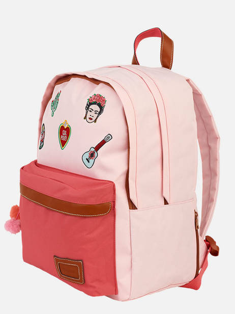 2-compartment  Backpack Tann's Pink les fantaisies f 63141 other view 2