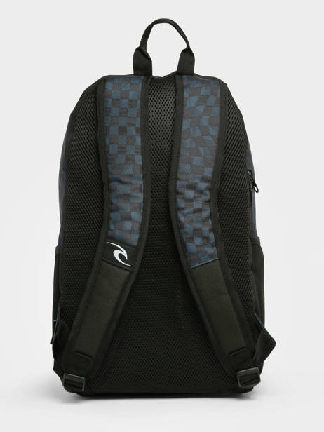 3-compartment  Backpack Rip curl Blue checkers CH132MBA other view 4