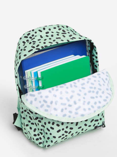 1 Compartment Backpack Pret Green we are fun 2027 other view 3