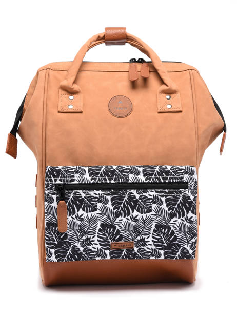 Customisable Backpack Adventurer Medium Cabaia Brown adventurer BAGS other view 2