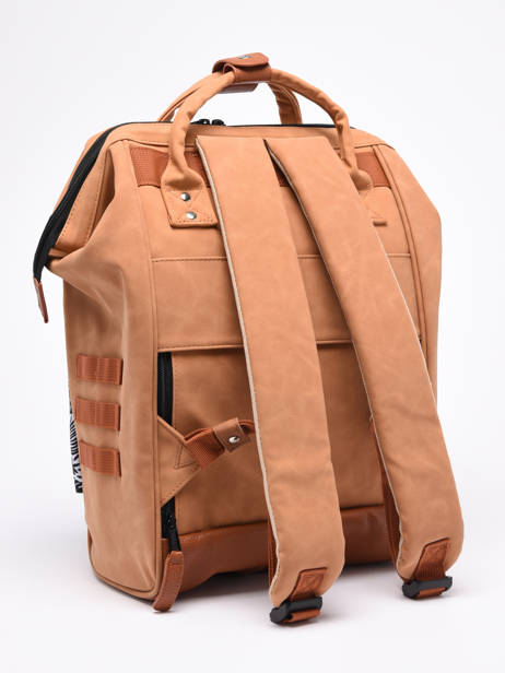 Customisable Backpack Adventurer Medium Cabaia Brown adventurer BAGS other view 5