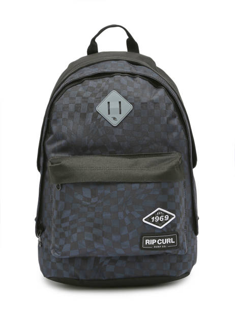 2-compartment  Backpack Rip curl Blue checkers K060