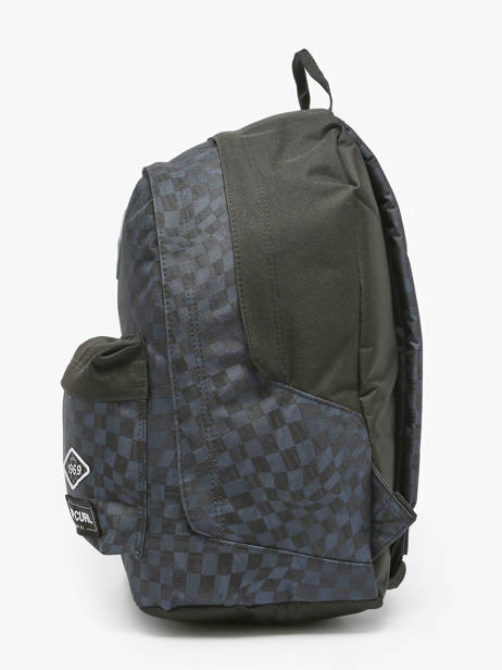 2-compartment  Backpack Rip curl Blue checkers K060 other view 2