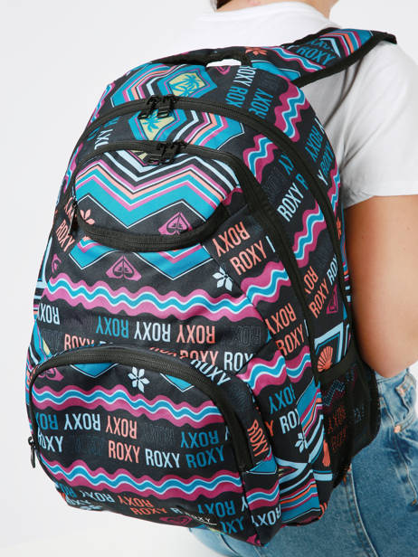 2-compartment  Backpack Roxy Multicolor back to school RJBP4662 other view 1