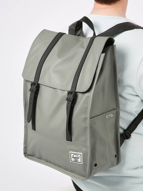 1 Compartment  Backpack Herschel Gray weather resistant 10999 other view 1