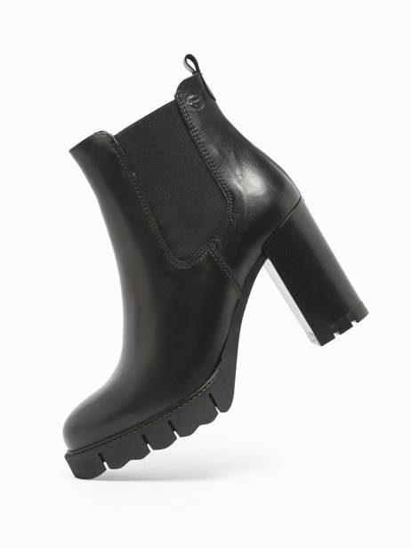 Heeled Boots In Leather Tamaris Black women 41 other view 1