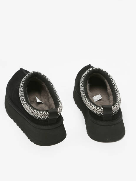 Platform Slippers Tazz In Leather Ugg Black women 1122553 other view 4